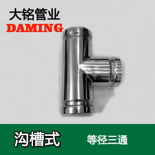DN200 沟槽式蜜柚APPIOS同径三通（304 316L）