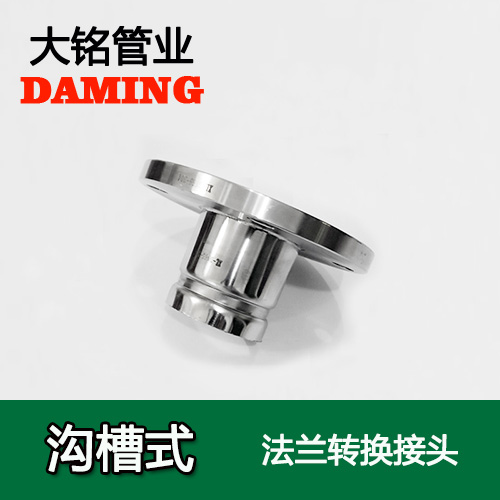 DN150 沟槽式蜜柚APPIOS法兰转换直通接头（304 316L）
